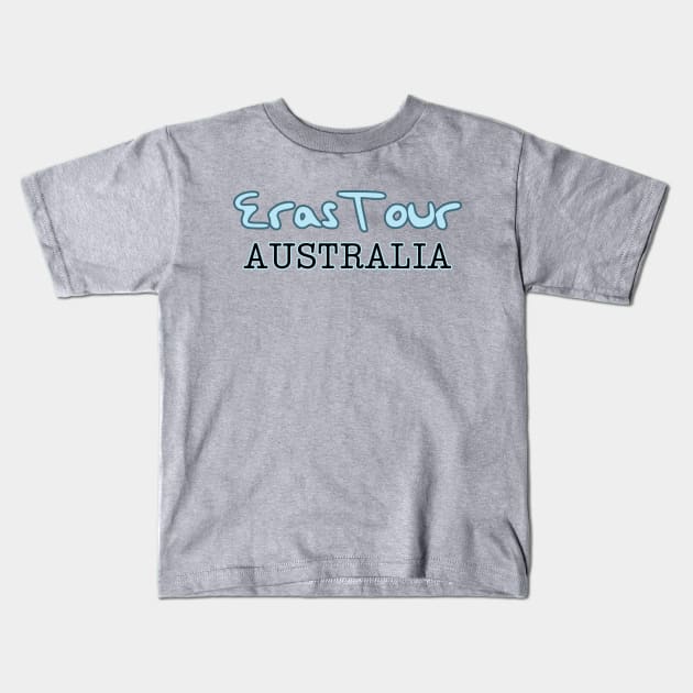 Eras Tour Australia Kids T-Shirt by Likeable Design